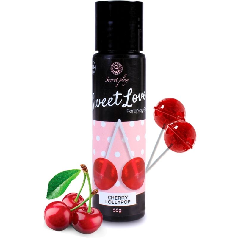 SECRETPLAY - CHERRY LOLLIPOP GEL SWEET LOVE 60 ML - 53Xshop