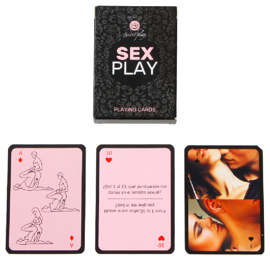 SECRETPLAY - SEX PLAY PLAYING CARDS (ES/EN) - 53Xshop