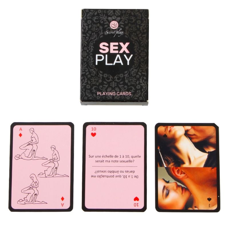 SECRETPLAY - SEX PLAY PLAYING CARDS (FR/PT) - 53Xshop