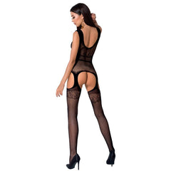 PASSION - WOMAN BS062 BODYSTOCKING BLACK ONE SIZE - 53Xshop