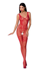 PASSION - WOMAN BS069 BODYSTOCKING BLACK ONE SIZE - 53Xshop
