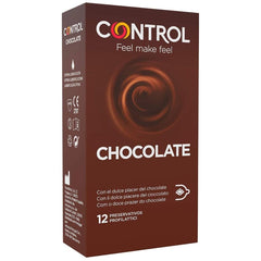 CONTROL - ADAPTA CHOCOLATE CONDOMS 12 UNITS - 53Xshop