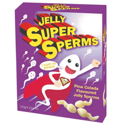 SPENCER & FLEETWOOD - JELLY SUPER SPERM GUMMIES FORM SPERM 120 GR - 53Xshop