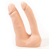 PINK ROOM - ARTHUS REALISTIC DOUBLE DILDO FLESH 17CM/15.5CM - 53Xshop