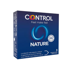 CONTROL - ADAPTA NATURE CONDOMS 3 UNITS - 53Xshop