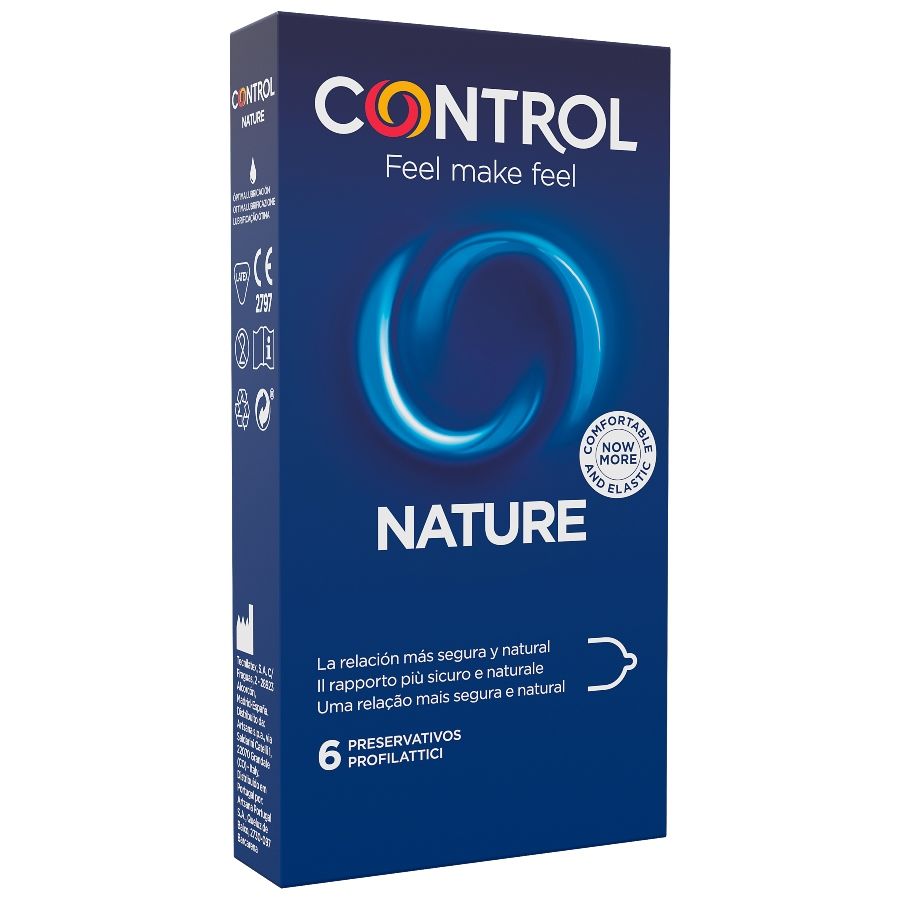 CONTROL - ADAPTA NATURE CONDOMS 6 UNITS - 53Xshop