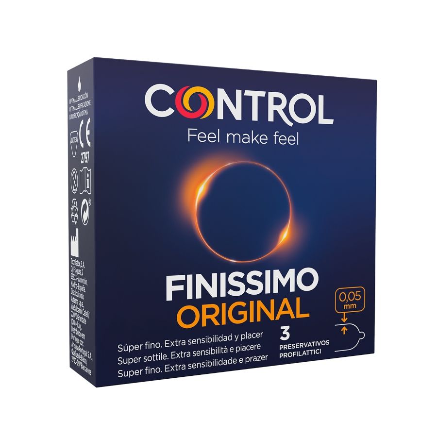 CONTROL - FINISSIMO CONDOMS 3 UNITS - 53Xshop