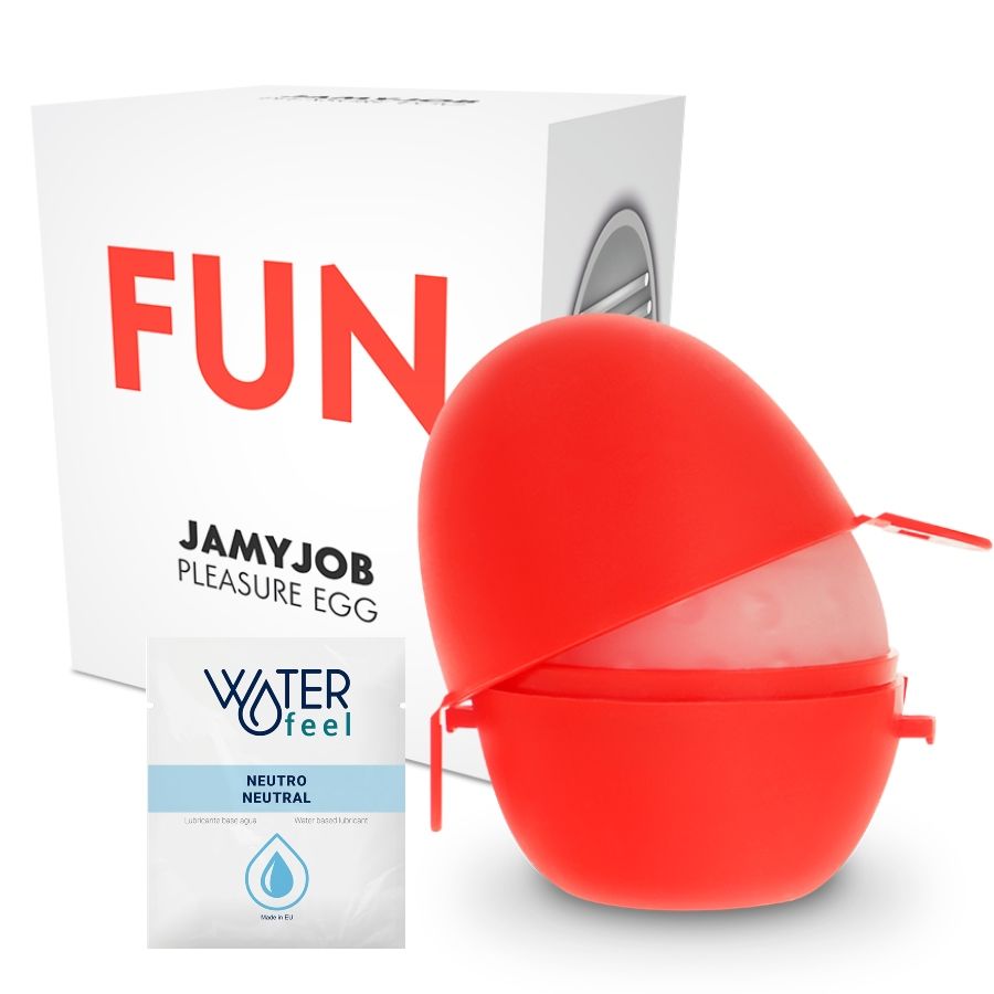 JAMYJOB - EGG MASTURBATOR RED EDITION DISCRETT - 53Xshop