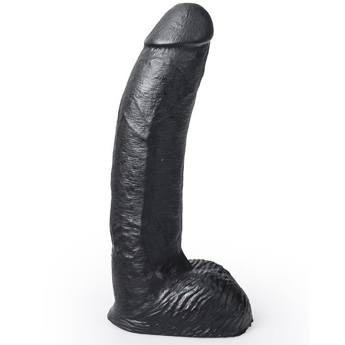 HUNG SYSTEM - REALISTIC DILDO BLACK COLOR GEORGE 22 CM - 53Xshop