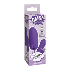 OMG - HAPPY POWERFUL LILAC VIBRATOR BULLET - 53Xshop