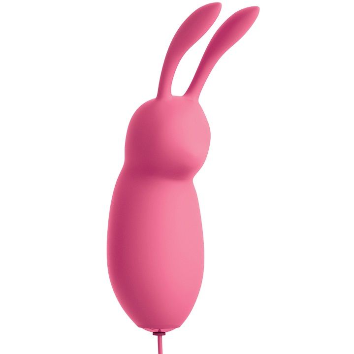 OMG - CUTE RABBIT POWERFUL PINK VIBRATOR USB - 53Xshop