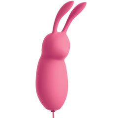 OMG - CUTE RABBIT POWERFUL PINK VIBRATOR USB - 53Xshop