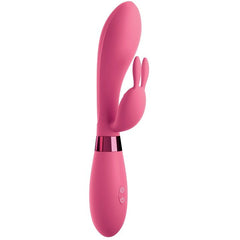 OMG - SELFIE SILICONE VIBRATOR RABBIT PINK - 53Xshop