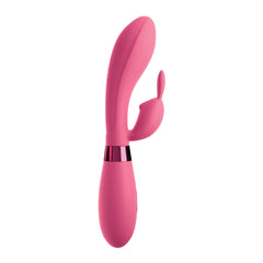 OMG - SELFIE SILICONE VIBRATOR RABBIT PINK - 53Xshop