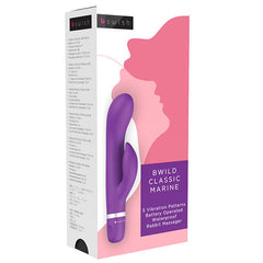 B SWISH - BWILD CLASSIC MARINE RABBIT VIBRATOR PURPLE - 53Xshop