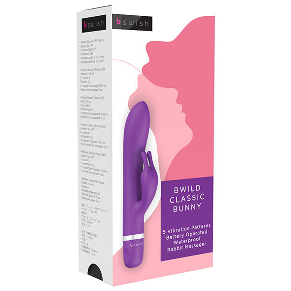 B SWISH - BWILD CLASSIC MASSAGER WITH LILAC RABBIT - 53Xshop