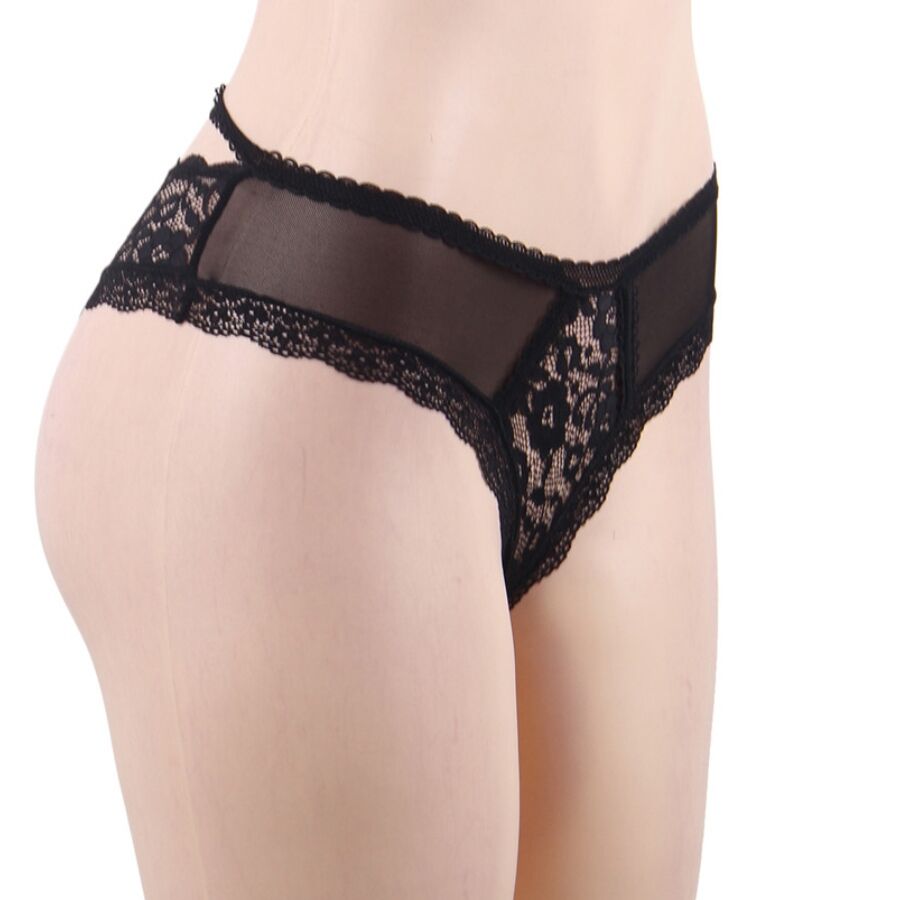 QUEEN LINGERIE - FLORAL LACE PANTIES S/M - 53Xshop