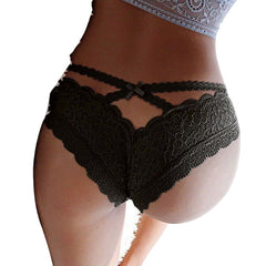 QUEEN LINGERIE - FLORAL LACE PANTIES S/M - 53Xshop
