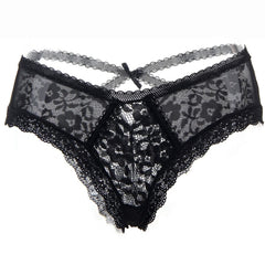 QUEEN LINGERIE - FLORAL LACE PANTIES S/M - 53Xshop
