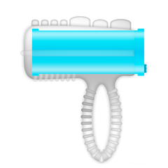 CASUAL LOVE - RING TONGUE VIBRATING BLUE - 53Xshop