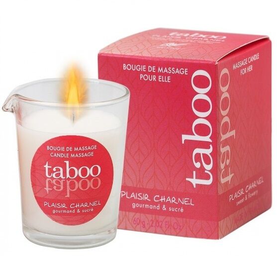 RUF - TABOO MASSAGE CANDLE FOR HER PLAISIR CHARNEL COCOA FLOWER AROMA - 53Xshop