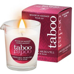 RUF - TABOO MASSAGE CANDLE FOR HIM CARESSES ARDENTES FERN AROMA - 53Xshop