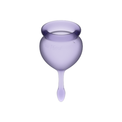 SATISFYER - FEEL GOOD MENSTRUAL CUP DARK BLUE 15 + 20 ML - 53Xshop
