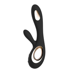 LELO - SORAYA WAVE VIBRATOR RABBIT BLACK - 53Xshop