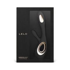 LELO - SORAYA WAVE VIBRATOR RABBIT BLACK - 53Xshop