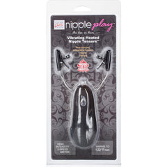 CALEXOTICS - VIBR HEATED NIPPLE TEASERS BLACK - 53Xshop