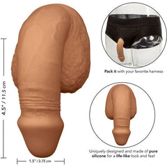 CALEXOTICS - SILICONE PACKING PENIS 12.75 CM CARAMEL - 53Xshop