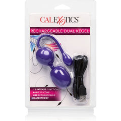 CALEXOTICS - RECHARGEABLE DUAL KEGEL PURPLE - 53Xshop