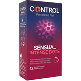 CONTROL - SPIKE CONDOMS WITH CONICAL POINTS 12 UNITS - 53Xshop