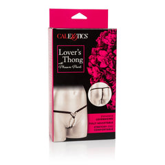 CALEXOTICS - LOVERS THONG W. PLEASURE PEARLS - 53Xshop