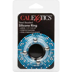 CALEXOTICS - STEEL BEADED SILICONE RING L - 53Xshop