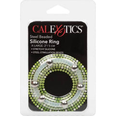 CALEXOTICS - STEEL BEADED SILICONE RING XL - 53Xshop