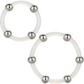 CALEXOTICS - STEEL BEADED SILICONE RING SET - 53Xshop