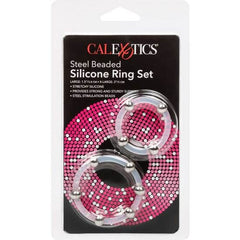 CALEXOTICS - STEEL BEADED SILICONE RING SET - 53Xshop