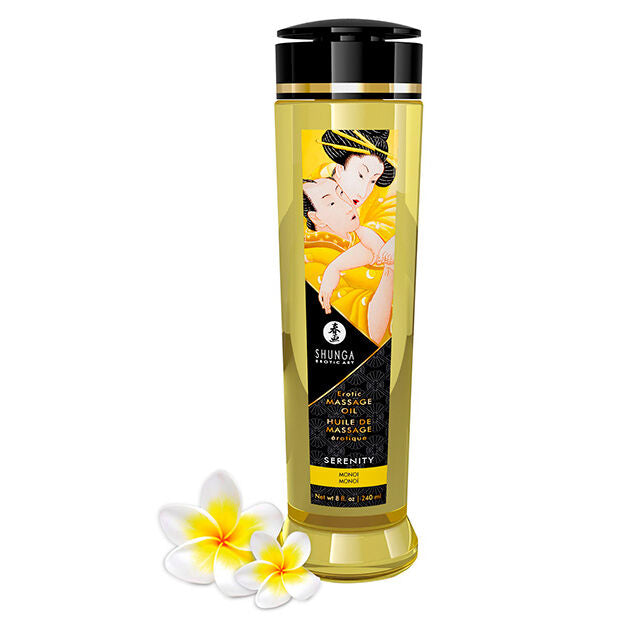 SHUNGA - SERENITY EROTIC MASSAGE OIL 240 ML - 53Xshop