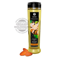 SHUNGA - ORGANIC ALMOND MASSAGE OIL 240 ML - 53Xshop