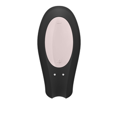 SATISFYER - DOUBLE JOY CON APP BLACK - 53Xshop
