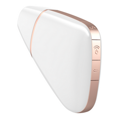 SATISFYER - LOVE TRIANGLE AIR PULSE STIMULATOR & VIBRATOR BLACK - 53Xshop