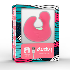 HAPPY LOKY - DUCKYMANIA RECHARGEABLE SILICONE STIMULATOR FINGER - 53Xshop