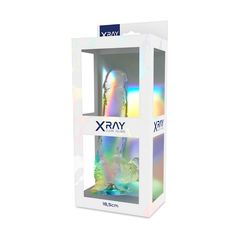 X RAY - CLEAR COCK WITH BALLS 18.5 CM -O- 3.8 CM - 53Xshop