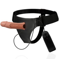 HARNESS ATTRACTION - GREGORY HOLLOW RNES WITH VIBRATOR 16.5 CM -O- 4.3 CM - 53Xshop