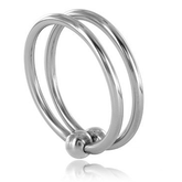 METAL HARD - DOUBLE STEEL RING 30MM - 53Xshop