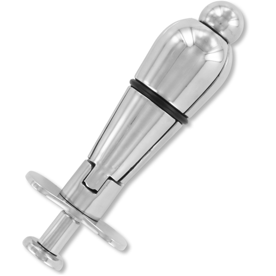 METAL HARD - METAL ANAL PLUG WITH LOCK - 53Xshop