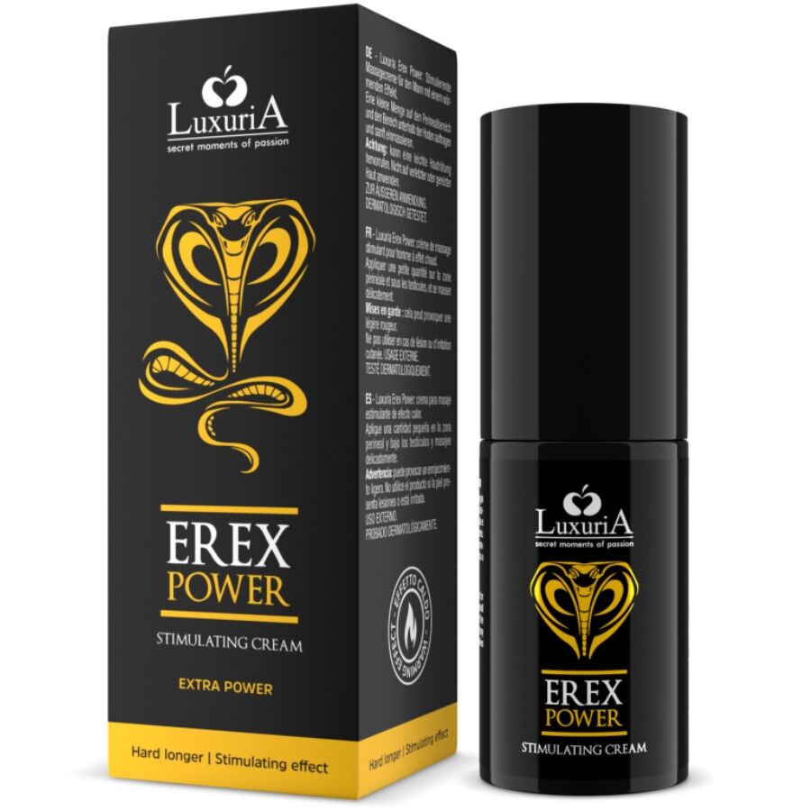 INTIMATELINE LUXURIA - EREX POWER HARD LONGER PENIS CREAM 30 ML - 53Xshop