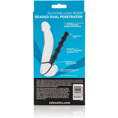 CALEXOTICS - BEADED DUAL PENETRATOR BLACK - 53Xshop