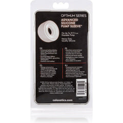 CALEXOTICS - ADV SILICONE PUMP SLEEVE TRANSPARENT - 53Xshop
